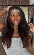 LACE FRONT CLARISSA - OMBRE VINHO T1B/33 (PREMIUM)