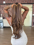 LACE WIG CATINA - CASTANHO COM MECHAS 33/22 (PREMIUM)