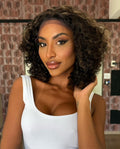 LACE FRONT RAPUNZEL- CASTANHO ESCURO COM MECHAS LOIRA FC2/27 (BIO FIBRA)