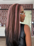 LACE FRONT SUNNY - OMBRE ROSA COM PRETO T1B/33P (PREMIUM)