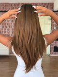LACE FRONT SONIA - CASTANHO COM MECHAS FRONTAL 30S/26J SLEEK (PREMIUM)