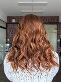 LACE FRONT NELLY - MESCLADO RUIVO 150R SLEEK (PREMIUM)