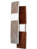 HAIR GRIP DE VELUDO  COM FRENTE TRANSPARENTE - COR MARROM