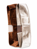 HAIR GRIP DE VELUDO  COM FRENTE TRANSPARENTE - COR MARROM