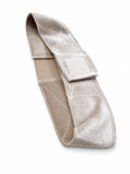 HAIR GRIP DE VELUDO  COM FRENTE TRANSPARENTE - COR BEGE