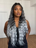 LACE FRONT CRIMP SY - OMBRE PLATINADO (PREMIUM)