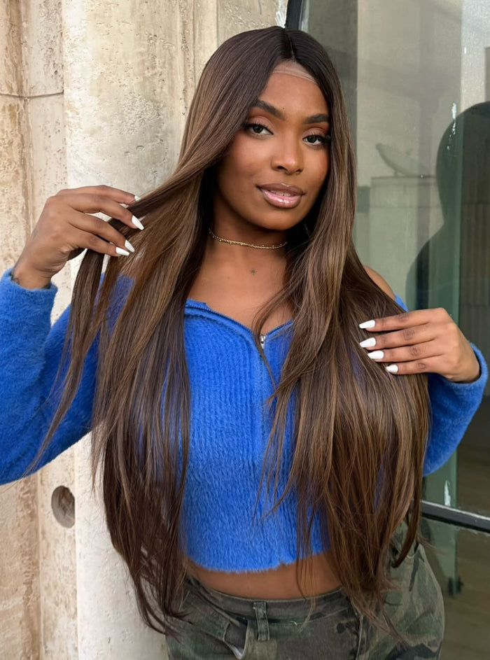 LACE FRONT VITÓRIA 1472-32 – CASTANHO COM MECHAS OP4/30/27 (PREMIUM)