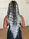 LACE FRONT CRIMP SY - OMBRE PLATINADO (PREMIUM)