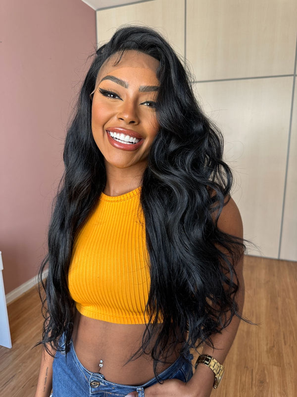 LACE FRONT DÁLIA - PRETO SLEEK (PREMIUM)