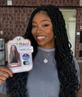 LACE FRONT NU LOCS FRENCH MLF620 - PRETO 1B (FIBRA SINTÉTICO)