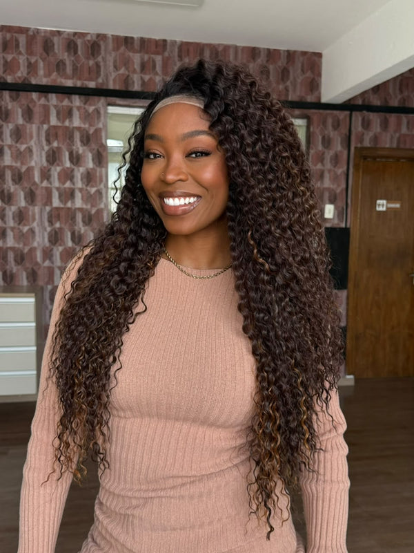 LACE FRONT EVA - CASTANHO COM MECHAS RH48/30/18C  (FUTURA)