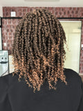 LACE FRONT NU LOCS SPRING TWIST 14 - OMBRE MEL T1B/27  (FIBRA SINTÉTICO)