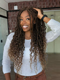 LACE FRONT NU LOCS FRENCH MLF620 - OMBRE MEL T4/3327  (FIBRA SINTÉTICO)