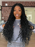 LACE FRONT NU LOCS FRENCH MLF620 - PRETO 1B (FIBRA SINTÉTICO)