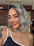 WIG ELENA - OMBRE PLATINADO (ORGÂNICA)