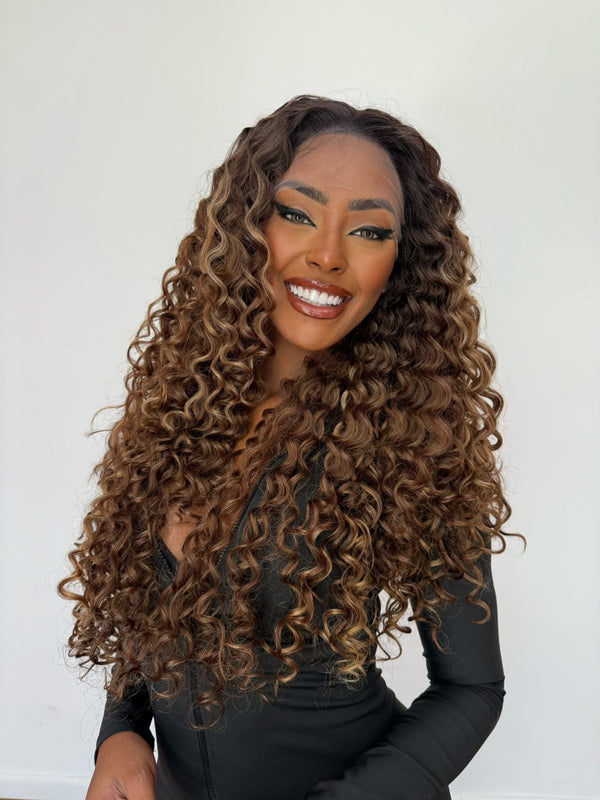 LACE FRONT KITRON - CASTANHO COM MECHAS 33/22 (SUPER PROTEÍNA)