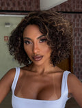WIG JULIA - CASTANHO COM MECHAS F1B/30 (HUMANA)
