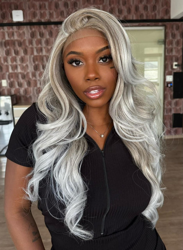 LACE FRONT WILMA - PLATINADO 60F/60M (PREMIUM)