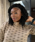 LACE FRONT NU LOCS SPRING TWIST 14 - CASTANHO ESCURO  COR 2 (FIBRA SINTÉTICO)