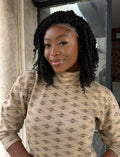 LACE FRONT NU LOCS SPRING TWIST 14 - CASTANHO ESCURO  COR 2 (FIBRA SINTÉTICO)