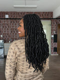 LACE FRONT NU LOCS FRENCH MLF618 - PRETO 1B (FIBRA SINTÉTICO)