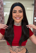 WIG DE FAIXA BIANCA - PRETO (ORGÂNICA)