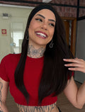 WIG DE FAIXA BIANCA - PRETO (ORGÂNICA)