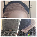LACE FRONT SILVIA -  PRETO COM MECHAS TTF2/27 SLEEK (PREMIUM)
