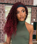 WIG DE FAIXA BÁRBARA - OMBRE MARSALA (ORGÂNICA)