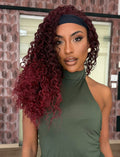 WIG DE FAIXA BÁRBARA - OMBRE MARSALA (ORGÂNICA)