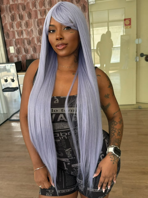 WIG PAIGE - GREY PURPLE  (PREMIUM)
