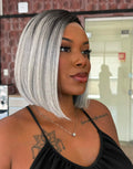 LACE FRONT DARIAL - OMBRE PLATINADO TT1B/56 (PREMIUM)