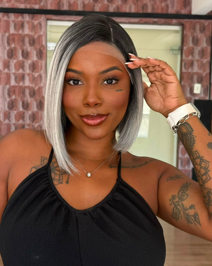 LACE FRONT DARIAL - OMBRE PLATINADO TT1B/56 (PREMIUM)