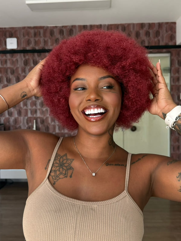 WIG AFRO MALI - VERMELHO (FUTURA)