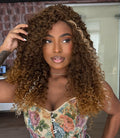 WIG LOLLA -   CASTANHO CLARO MESCLADO 433/613+1427 (BIO FIBRA)