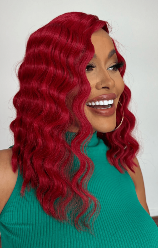 LACE FRONT CRIMP - VERMELHO RED (FUTURA)