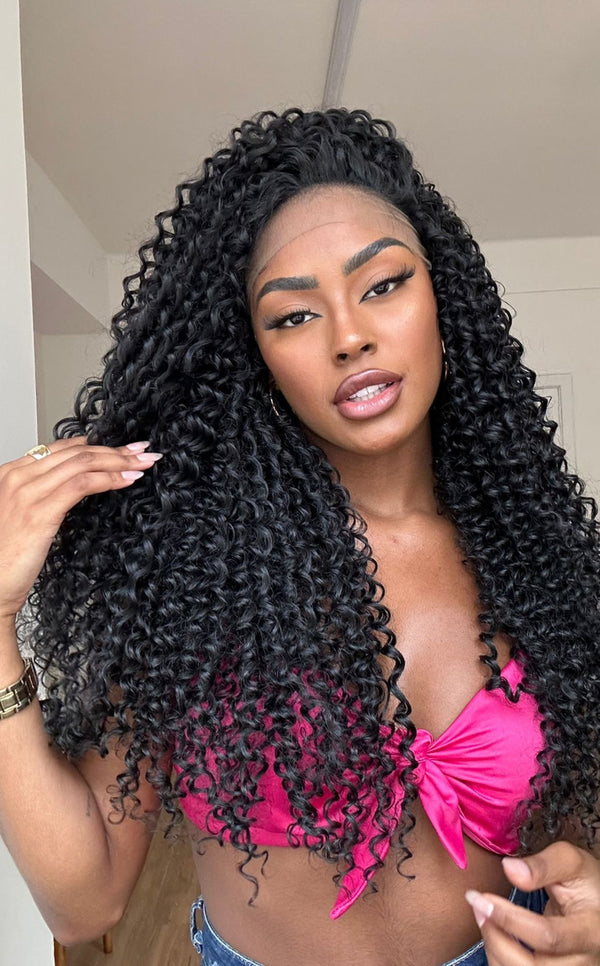 LACE FRONT BRENDA - PRETO SLEEK (PREMIUM)