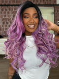 LACE FRONT HELEN – LILÁS MESCLADO M.PK/YEW4 (PREMIUM)