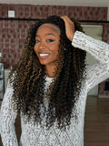 LACE FRONT SILVIA -  PRETO COM MECHAS F2/27 SLEEK (PREMIUM)