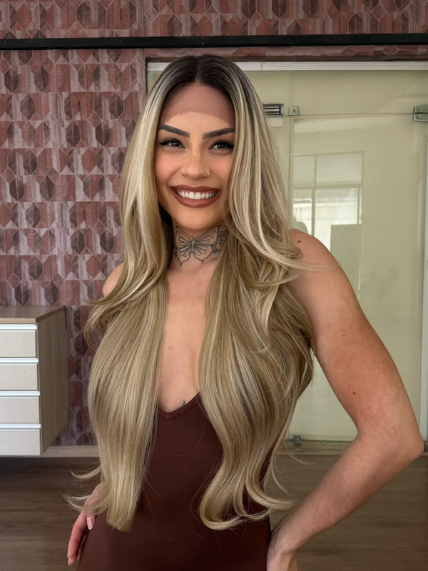 LACE FRONT GARDENIA – LOIRO N4/16A/613A SLEEK (PREMIUM)