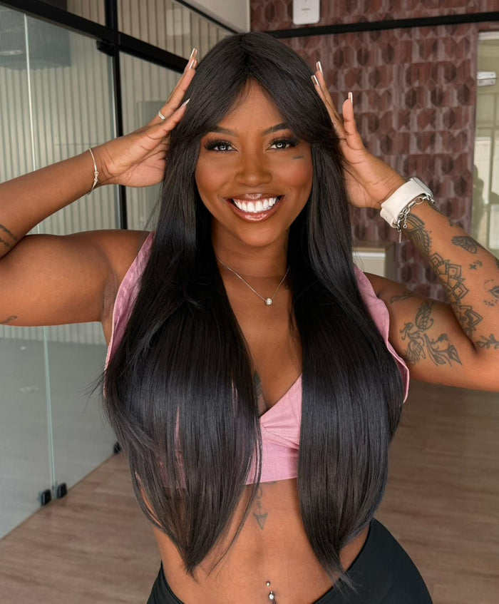 WIG LAUANE - CASTANHO ESCURO 2 SLEEK (PREMIUM)