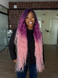 LACE FRONT BOHEMIAN - ROXO COM ROSA PK1/PK20 (PREMIUM)