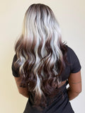LACE FRONT WILMA - OMBRE PLATINADO PRETO  99C/60B  (PREMIUM)