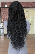 LACE FRONT NU LOCS FRENCH MLF620 - PRETO 1B (FIBRA SINTÉTICO)