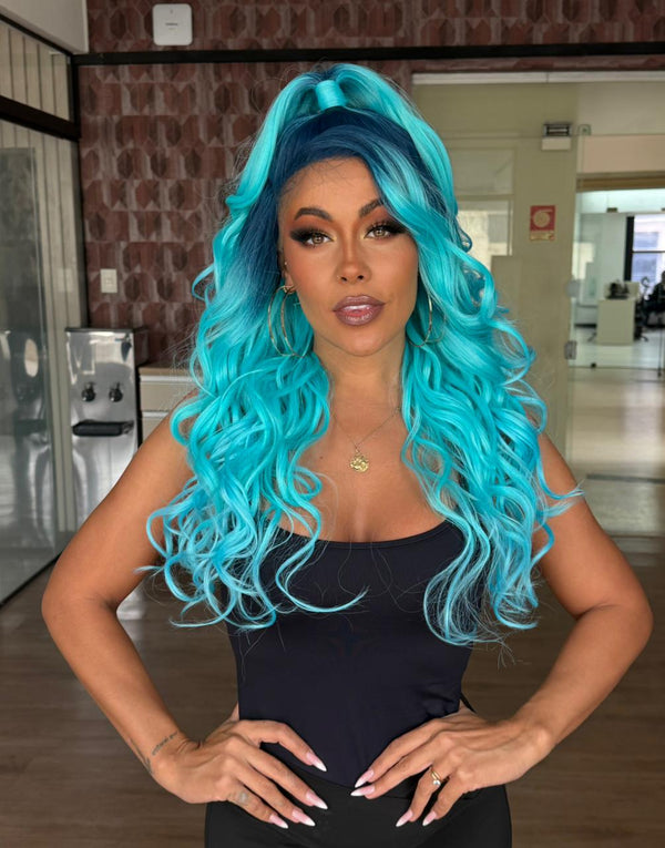 LACE FRONT KAIA – AZUL OTOCEAN (BIO FIBRA)