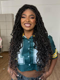 LACE FRONT NU LOCS FRENCH MLF620 - OMBRE MEL 1B/30 ( FIBRA SINTÉTICO)