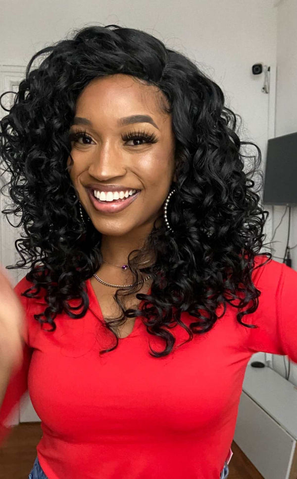 LACE WIG VALÉRIA - PRETO SLEEK (PREMIUM)