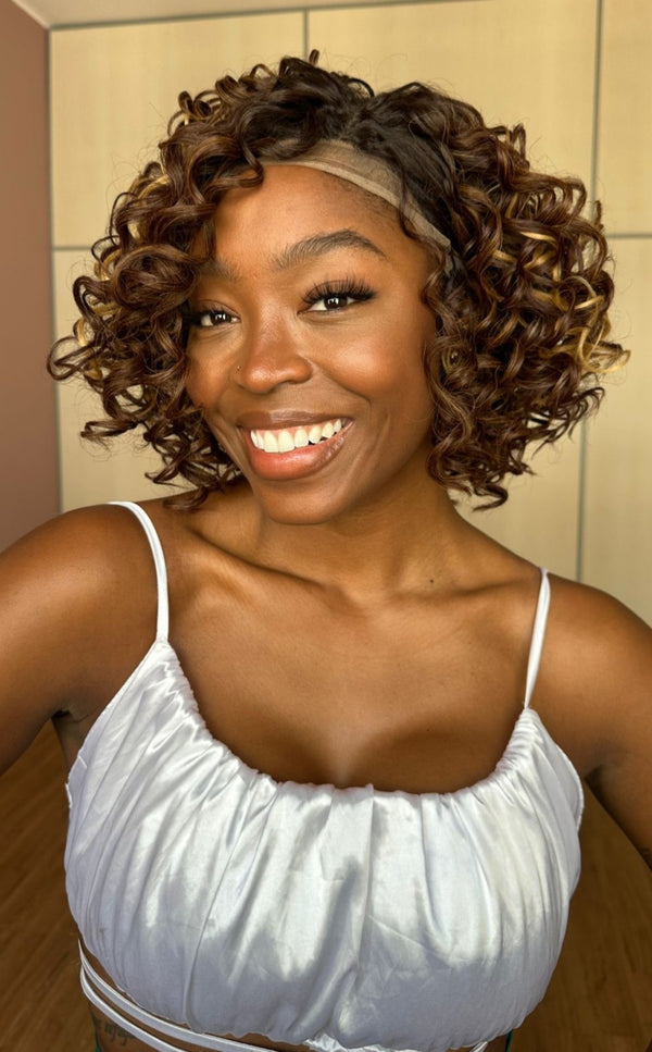 LACE FRONT CRIS - CASTANHO COM MECHAS R8/12H24 (PREMIUM)