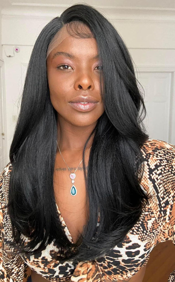 LACE FRONT TAINA - CASTANHO ESCURO COR 2 SLEEK (PREMIUM)